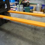 Heavy duty forklift fork extensions osha