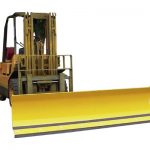 Type SSP-1830 heavy duty mounted forklift truck snow plough attachment